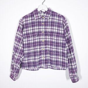 Vintage Plaid Button Down Shirt